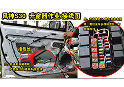 風神S30升窗器安裝指導